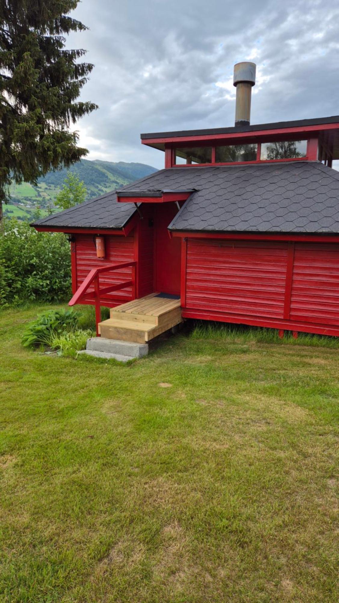 Kvamshaugen Hytter Luster Exterior photo